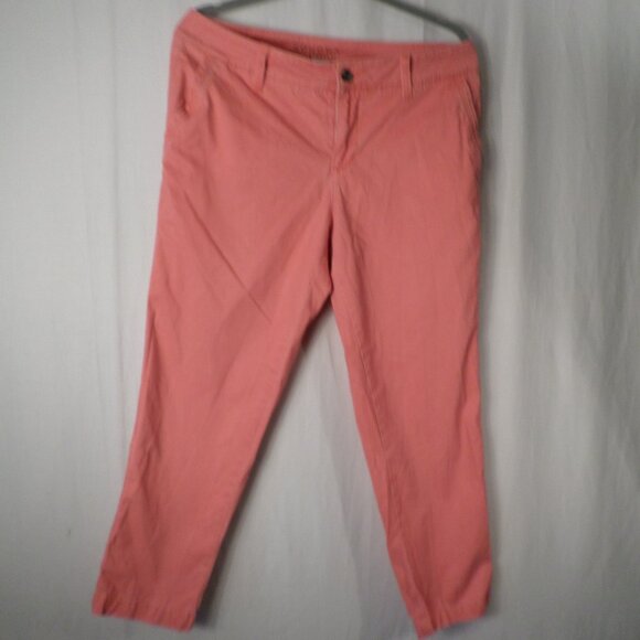Sonoma Life + Style Modern Fit Broken Corral Pink Straight Leg Capri Pants Sz 14 - Picture 1 of 14